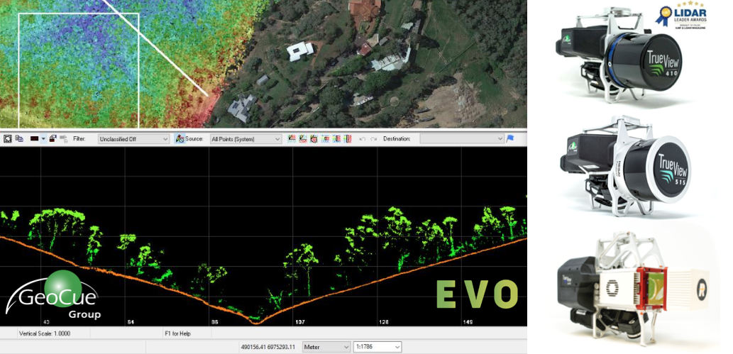 GeoCue and BayesMap Announce StripAlign for True View EVO