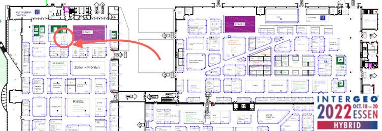We are at InterGeo 2022 in Essen, Oct 18-21